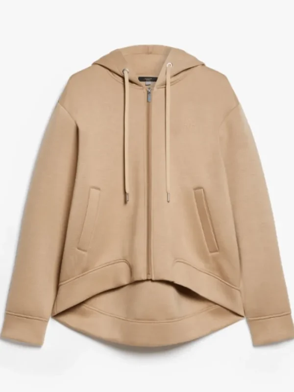 Weekend By Max Mara Coats And Jackets | Loungewear^PARSEC Jersey Hoodie In Beige 24259160216 Col 001