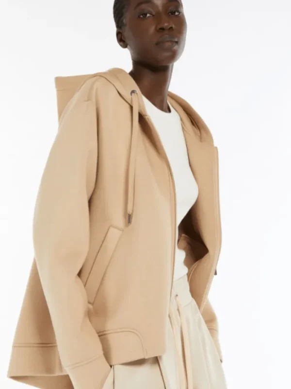 Weekend By Max Mara Coats And Jackets | Loungewear^PARSEC Jersey Hoodie In Beige 24259160216 Col 001