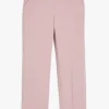 Weekend By Max Mara Trousers | Gifts Under £250^RANA Straight Fit Viscose Canvas Pink Trousers 241