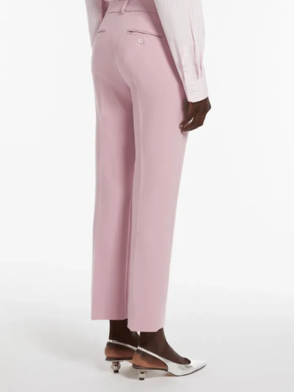 Weekend By Max Mara Trousers | Gifts Under £250^RANA Straight Fit Viscose Canvas Pink Trousers 241