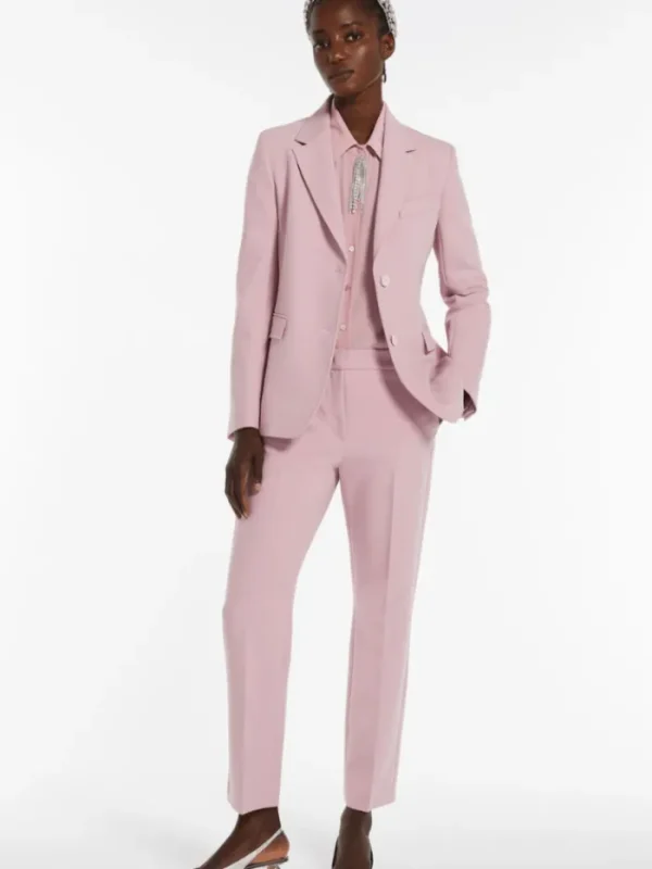 Weekend By Max Mara Trousers | Gifts Under £250^RANA Straight Fit Viscose Canvas Pink Trousers 241
