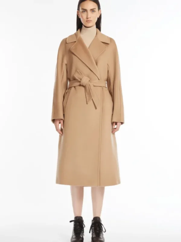 Weekend By Max Mara Coats And Jackets | Luxury Gifts^RESINA Belted Wool Coat In Camel 24250160926 Col 0