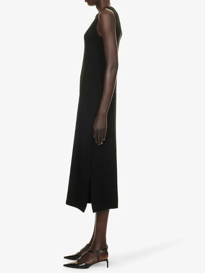 weekend_by_max_mara_robin_2.webp Weekend By Max Mara Dresses | Gifts Under £250^Robinia Black Knitted Midi Dress 2353260239 Col 3