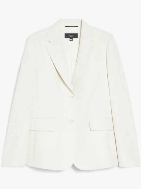 Weekend By Max Mara Coats And Jackets | Luxury Gifts^UVA Single Breasted Blazer In Stretch Wool Blend 2