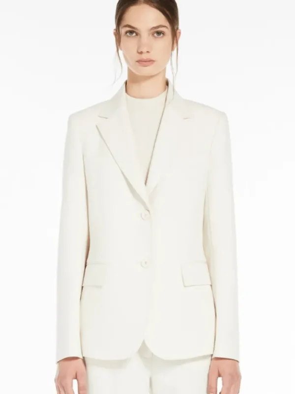Weekend By Max Mara Coats And Jackets | Luxury Gifts^UVA Single Breasted Blazer In Stretch Wool Blend 2