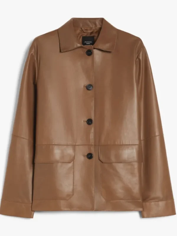 Weekend By Max Mara Coats And Jackets | Luxury Gifts^Women's KAYA Nappa Leather A Line Jacket 251544104