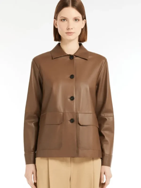 Weekend By Max Mara Coats And Jackets | Luxury Gifts^Women's KAYA Nappa Leather A Line Jacket 251544104