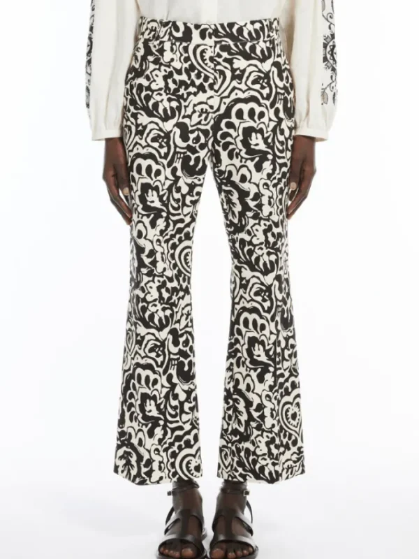 Weekend By Max Mara Trousers | Gifts Under £250^Women's CADMIO Printed Canvas Trousers 2515131122