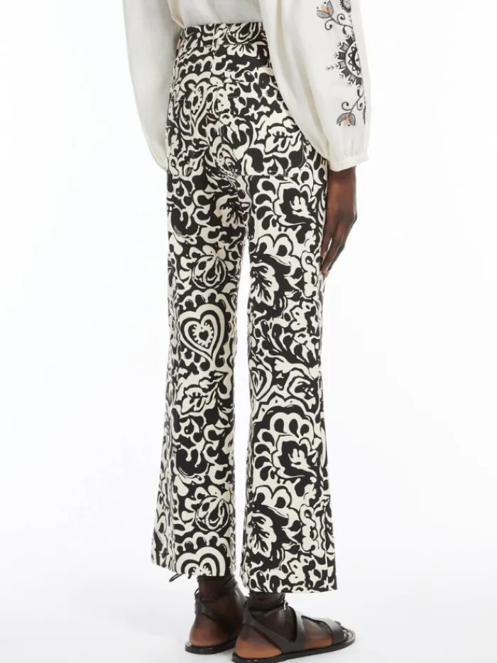 weekend_by_max_mara_women_3-15.webp Weekend By Max Mara Trousers | Gifts Under £250^Women's CADMIO Printed Canvas Trousers 2515131122