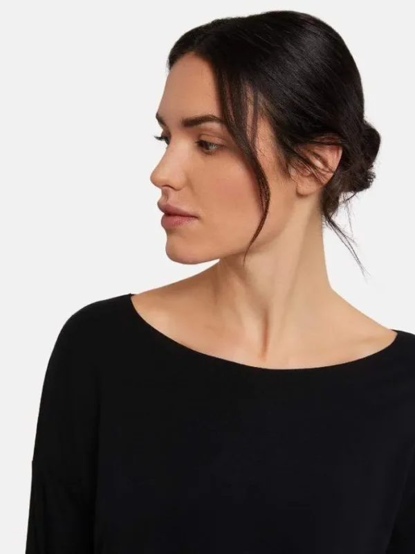 Wolford Gifts Under £100^SS Aurora Black Pure Cut Pullover 52802 7005
