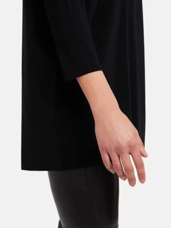 Wolford Gifts Under £100^SS Aurora Black Pure Cut Pullover 52802 7005
