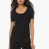 Wolford Sweatshirts And T-Shirts | Gifts Under £100^SS Aurora Pure Top Short Sleeves Black 52764 7005