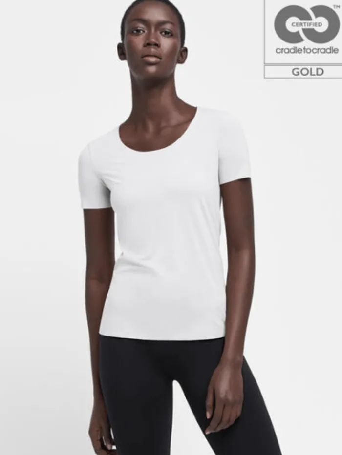 wolford_ss_aurora_pure_to_0.webp Wolford Sweatshirts And T-Shirts | Gift Sale^SS Aurora Pure Top Short Sleeves White 52764 1300
