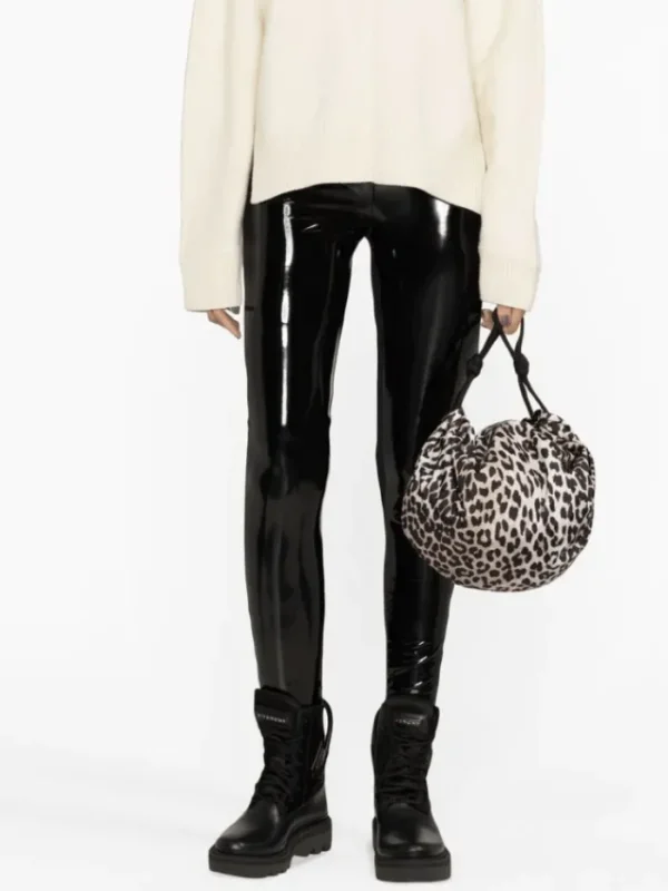 Wolford Leggings | Gifts Under £100^SS Black Latex Patent Leggings 19391 7005